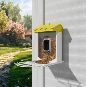 Mangeoire intelligente 2L avec caméra HD Noël essentiel pour les amoureux des oiseaux - Product Image 3