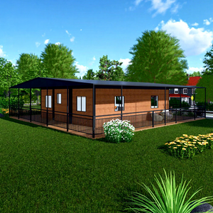 Hochwertige Fertighaus 20Ft 30Ft 40Ft erweiterbarer Container Home 2 4 5 Schlafzimmer Fertighaus Villa Tragbares Haus Casa Tragbar - Product Image 1