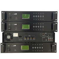 Sistema de Audio Profesional, Amplificador de Potencia IP de 100-1000 Vatios, Sistema PA 1U/2U con Altavoz, Conjunto de Equipo Completo