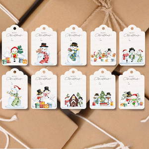 Prix de gros pour les fêtes de Noël : conception d'étiquettes cadeaux de Noël imprimables pour votre entreprise - Product Image 2