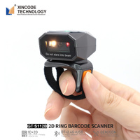 Lector de Códigos de Barras Inalámbrico Bluetooth Xincode, Mini Escáner de Anillo Portátil GT-S101
