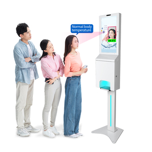 Trong Nhà Cờ Phiên Bản Kỹ Thuật Số Biển Hiển Thị Nước Rửa Tay <span class=keywords><strong>Kiosk</strong></span> Cảm Ứng Miễn Phí Thường Vụ Điện Tử Tự Động Hand Sanitizer Dispenser - Product Image 2