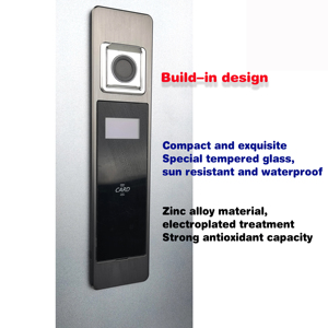 Villa de cour extérieure entrée automatique sans clé intégrée <span class=keywords><strong>serrure</strong></span> de porte intelligente <span class=keywords><strong>serrure</strong></span> d'empreinte digitale - Product Image 5