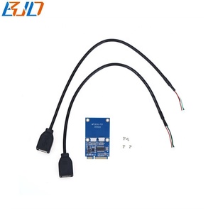 Mini Pci-E MPcie Để 2 X USB 2.0 Kết Nối Adapter Chuyển Đổi Thẻ Với Cáp Mở Rộng 0.3M - Product Image 6