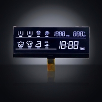 Módulo de Pantalla LCD COG VA, Área Activa de 109x33.9mm, Puerto Serie, Fabricante de LCD Personalizado