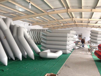 Bateau pneumatique pliable en aluminium Beileji pour ramer