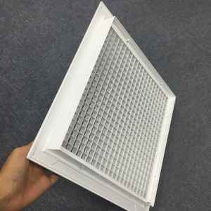 <span class=keywords><strong>Grille</strong></span> <span class=keywords><strong>rectangulaire</strong></span> fixe en feuille d'aluminium pour diffuseur de retour de conduit d'air HVAC <span class=keywords><strong>Grille</strong></span> pour ventilation de climatisation scolaire - Product Image 4