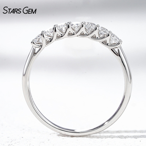 Anillo de Diamante de Laboratorio, Oro de 10k, Diamante Cultivado en Laboratorio DEF VS, Corte Ovalado, Anillos de Boda, Anillo de Aniversario, Anillo de Eternidad - Product Image 4