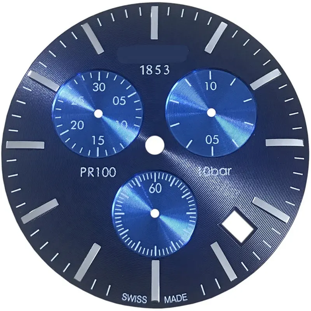 High Quality Watch Dial Multi-function Three-eyes Watch Parts Luxury Customize Watch Dials Factory OEM