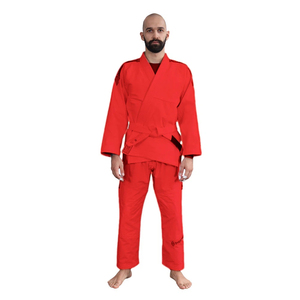 Kimono de Jiu-Jitsu Brasileño Profesional para Hombre - Uniforme Ligero de Tejido Pearl Weave Aprobado por la IBJJF con Tela Preencogida y Cinturó<span class=keywords><strong>n</strong></span> Blanco Gratis - Product Image 1