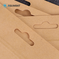 Sac en papier kraft à fenêtre transparente d'un côté avec fermeture éclair, sac d'emballage de snacks