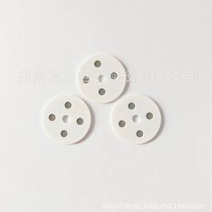 Plaque en céramique d'alumine Zhengzhou Gaoxin, diamètre 20 mm, 3 trous, élément chauffant industriel, conforme RoHS, certifié ISO9001 - Product Image 3