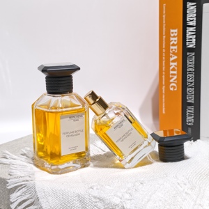 Biểu Tượng Tùy Chỉnh Thủy Tinh Rỗng Chai Nước Hoa 30Ml 50Ml <span class=keywords><strong>100Ml</strong></span> Uốn Nước Hoa Sang Trọng Chai Với Hộp Quà Tặng - Product Image 2