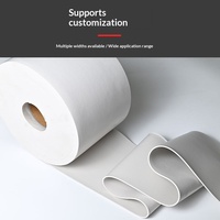 PVC-Schaumstoffband mit Hoher Haftung für Tür- und Fensterabdichtung, Stoßdämpfung, Lärmschutz, Druckbeständigkeit, Starker Grauer Weißer Klebstoff