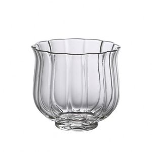 Taza Maestra con Diseño de Pétalos para Degustación de Té, Juego de Té Kung Fu, Taza de Té de Vidrio Transparente de Borosilicato Alto - Product Image 5