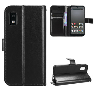 Funda de lujo tipo cartera de cuero PU Crazy Horse para Sharp Aquos Wish / Wish2 - Product Image 2