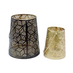 Lanterne en fer de conception moderne faite à la main bougeoir de haute qualité décoration de lumière de Noël unique autres bougeoirs bougie - Product Image 3