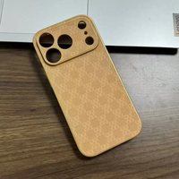 Coque de protection antichoc BAILI Factory populaire pour iPhone 17 Pro, motif carré coloré en vinyle pour grande fenêtre
