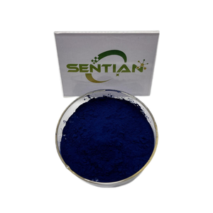 Poudre de spiruline bleue COREAL OEM, extrait végétal de qualité alimentaire, certifié biologique, phycocyanine avec emballage en bouteille/fût - Product Image 1
