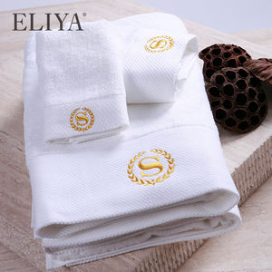Eliya 100% Algodón Custom Embroid Logo 70 140Cm 600Gsm Toalla De Baño De Hotel Blanco - Product Image 6