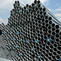 Tube creux soudé ERW Q235B galvanisé à chaud avec revêtement en zinc Z180 pour pipeline d'eau municipale