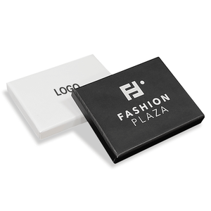 Mini caja <span class=keywords><strong>de</strong></span> regalo <span class=keywords><strong>de</strong></span> cartón pequeña <span class=keywords><strong>de</strong></span> lujo en blanco y negro personalizada con Moq bajo barato <span class=keywords><strong>de</strong></span> 15mm y 18mm <span class=keywords><strong>de</strong></span> altura con embalaje <span class=keywords><strong>de</strong></span> tapa extraíble - Product Image 3