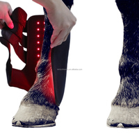 Zenjoy Wireless Horse Red Infrared Therapy Boot Baterai Isi Ulang Pengisian Daya Tipe C Timer 15 Menit Pereda Nyeri Kaki dan Kuku.