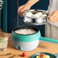 Petit appareil électroménager, cuiseur électrique de 1,5 litre, mini-cuiseur multifonction, pot de cuisson antiadhésif, pots à nouilles