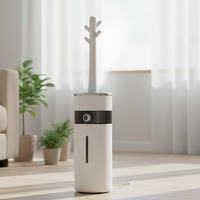 Humidificateur d'air ultrasonique à brume froide sur pied, 18 L, grand réservoir d'eau, électrique, pour huiles essentielles, usage domestique et commercial