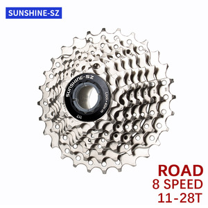 SUNSHINE-SZ vélo de route <span class=keywords><strong>Cassette</strong></span> 8 vitesses 11-23T/25T/28T/30T/32T vélo roue libre K7 pignon pour pièces de vélo - Product Image 5