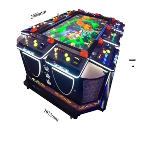 Kit de console de jeu de flipper à 10 jeux, borne d'arcade vidéo à monnayeur, plateforme de jeu de pêche personnalisable, multijoueur, support anglais 1 an, pour la maison - Product Image 4