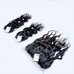 Frontal de encaje suizo transparente prearrancado de alta calidad, cierre de encaje de base de seda 13x4 5x5, cierre Frontal de encaje HD fino digital alto - Product Image 4