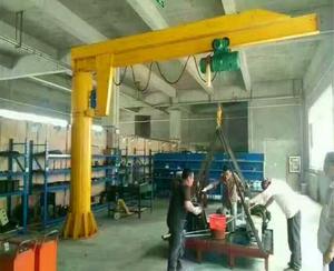 Grue à flèche montée sur colonne personnalisable et efficace pour diverses applications, état neuf, moteur de pompe pour la manutention de matériaux - Product Image 2