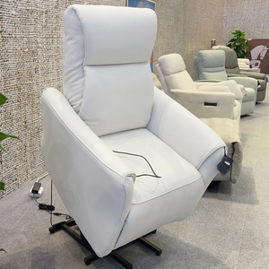 Sillón reclinable eléctrico de cuero moderno de lujo, OEM ODM, para hotel, con función de elevación para personas mayores - Product Image 1