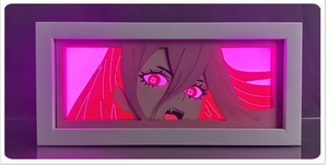 195 modèles 3D Anime LED boîte à lumière Kamado Tanjirou <span class=keywords><strong>Nezuko</strong></span> papier sculpture lampe figurine jouets cadeau d'anniversaire - Product Image 3