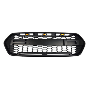 Rejilla Delantera para Ford Transit Custom, Malla ABS Negra, 2018-2021, Compatible con Europa, Pieza de Mejora - Product Image 3