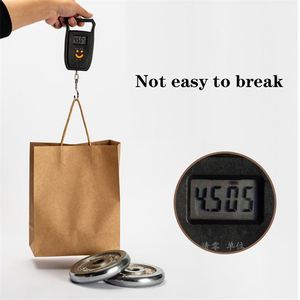 Large Load Reinforced Handle Flat Bottom Kraft Paper Durable Custom Grocery <b>Bags</b> - Product Image 5