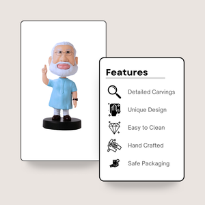 Mantriji <b>Bobblehead</b> Dashboard Idol Resin Funny Car Dashboard Decoration Decorative Figurine for Home Office Desk Decor Gift - Product Image 6