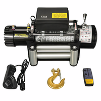Treuil électrique sans fil à moteur DC 12V avec protection contre les surcharges, résistant aux hautes températures et au froid, IP67, pour camion, remorque, 4x4, tout-terrain