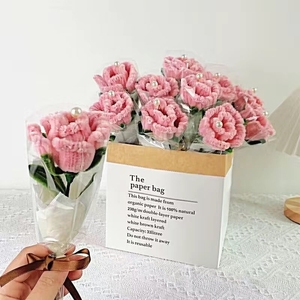 Venta al <span class=keywords><strong>por</strong></span> mayor, 20 piezas <span class=keywords><strong>por</strong></span> <span class=keywords><strong>unidad</strong></span>, limpiadores de tuberías, <span class=keywords><strong>rosas</strong></span> terminadas, varilla trenzada hecha a mano, <span class=keywords><strong>rosas</strong></span>, regalos, decoración del hogar - Product Image 2