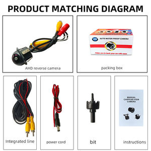 Telecamera di retromarcia per motori generali cappello di paglia punzone Ahd telecamera per auto 170 gradi Fisheye 1080/720p luce notturna visione posteriore Camer per visione posteriore - Product Image 2