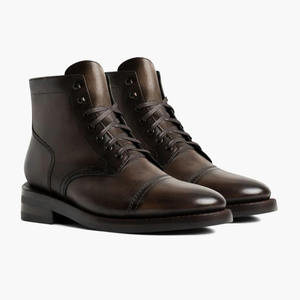 Nouvelles Bottes de Travail Rétro Américaines à Bout Rond pour le Commerce Extérieur Transfrontalier, Chaussures de <span class=keywords><strong>Moto</strong></span> Montantes pour Hommes Automne - Product Image 6
