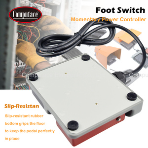 Pédale de commande momentanée double FS-01-RB 16A 250V/AC avec 2 disjoncteurs pour machine industrielle - Product Image 3