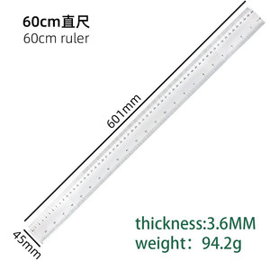 60cm nhựa trong suốt thẳng Cai Trị với hai quy mô - Product Image 6