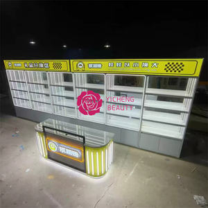 Yicheng Beauty, superventas, escritorio frontal de <span class=keywords><strong>arcade</strong></span> a color con estante de exhibición, escritorio frontal de tamaño personalizado con vitrina de alta calidad - Product Image 4
