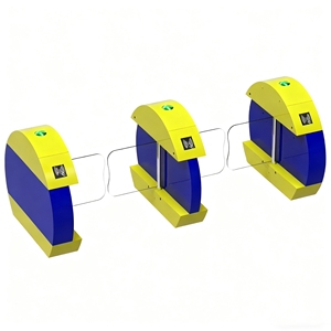 Torniquete Peatonal Oscilante Colorido con Motor Sin Escobillas, Reconocimiento Facial, Tarjeta RFID IC, 0.2s Anti-Pellizcos, Anti-Empuje, Bidireccional, IP55 - Product Image 1