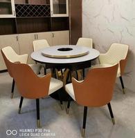 Ketebalan 10-12cm baki Putar kaca Tempered untuk meja makan meja makan 360 derajat baki putar Susan malas