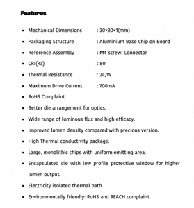 Luminaria LED Polymatech Serie COB Estándar FL27COB3030 Always White 80 CRI para Galerías de Arte y Museos - Product Image 4