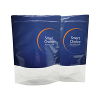 Sac à fermeture éclair en Mylar autoportant imprimé sur mesure, imperméable, résistant à l'humidité, en plastique CPP avec fenêtre, pour l'emballage de collations, d'aliments pour animaux de compagnie