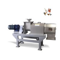 Séparateur solide-liquide sec-humide SS304 pour usine de traitement des eaux, machine de déshydratation pour animaux (porcs/vaches/poulets), 1 an, 5000 L/heure
